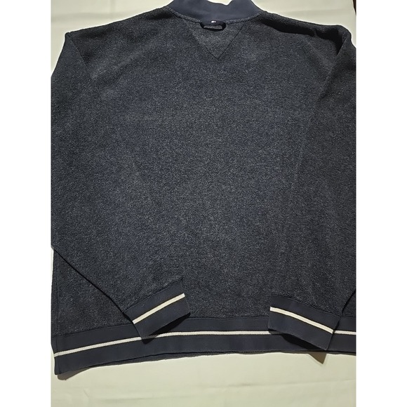 Y2k 90s Tommy Hilfiger Sweater Mens Large Blue Vintage Snow Christmas Pullover - Picture 8 of 8